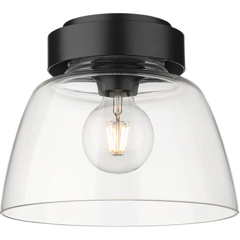 Remy 1 Light 10 inch Matte Black Flush Mount Ceiling Light
